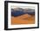 A Photographer on a Sand Dune at Sunrise, Mesquite Dunes, Death Valley-James White-Framed Photographic Print