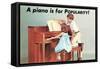 A Piano Is for Popularity-null-Framed Stretched Canvas