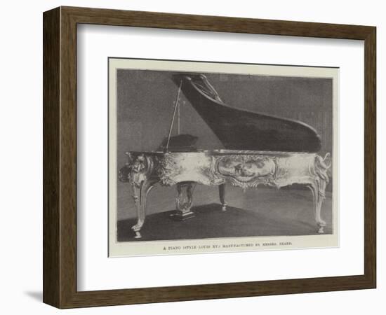 A Piano (Style Louis XV)-null-Framed Giclee Print