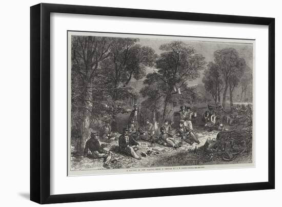 A Pic-Nic in the Baltic-John Wilson Carmichael-Framed Giclee Print