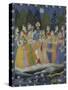 A Pichhavai of Krishna as Shrinthji, India, 19th Century-null-Stretched Canvas