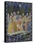 A Pichhavai of Krishna as Shrinthji, India, 19th Century-null-Framed Stretched Canvas