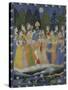 A Pichhavai of Krishna as Shrinthji, India, 19th Century-null-Stretched Canvas