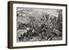 A Picket of 13th Hussars Surprised Near the Tugela River, Hussar Hill-Louis Creswicke-Framed Giclee Print