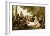 A Picnic, 1856-Henry Nelson O'Neil-Framed Giclee Print