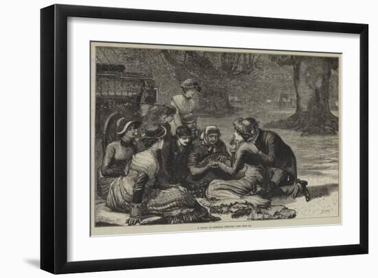 A Picnic at Burnham Beeches-Francis S. Walker-Framed Giclee Print