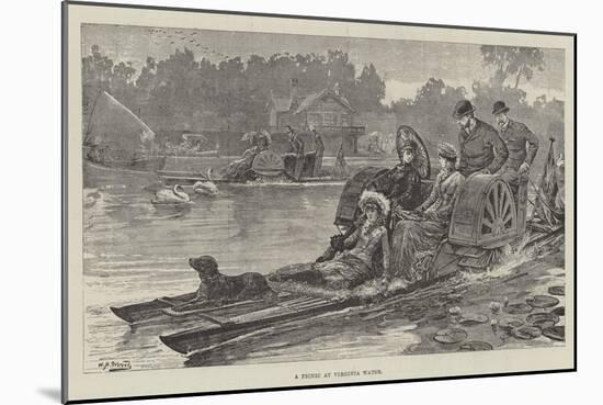 A Picnic at Virginia Water-William Heysham Overend-Mounted Giclee Print