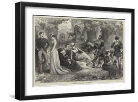 A Picnic in the Cork Woods, Near Gibraltar-null-Framed Giclee Print