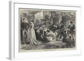 A Picnic in the Cork Woods, Near Gibraltar-null-Framed Giclee Print