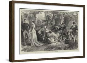 A Picnic in the Cork Woods, Near Gibraltar-null-Framed Giclee Print