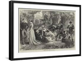 A Picnic in the Cork Woods, Near Gibraltar-null-Framed Giclee Print