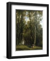 A Picnic in the Park-Thomas Creswick-Framed Premium Giclee Print