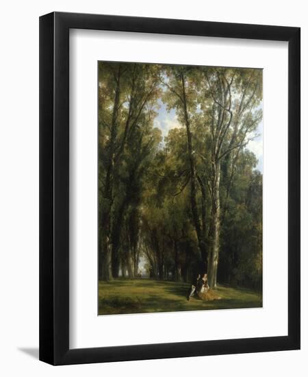 A Picnic in the Park-Thomas Creswick-Framed Premium Giclee Print