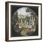 A Picnic Near Moscow, 1840S-Nikolai Leontyevich Benois-Framed Giclee Print