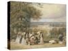 A Picnic on Richmond Hill-Joseph Murray Ince-Stretched Canvas