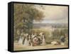 A Picnic on Richmond Hill-Joseph Murray Ince-Framed Stretched Canvas