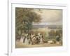 A Picnic on Richmond Hill-Joseph Murray Ince-Framed Giclee Print