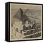 A Picnic on the Great Pyramid-null-Framed Stretched Canvas