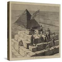 A Picnic on the Great Pyramid-null-Stretched Canvas