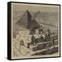 A Picnic on the Great Pyramid-null-Framed Stretched Canvas