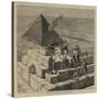 A Picnic on the Great Pyramid-null-Stretched Canvas