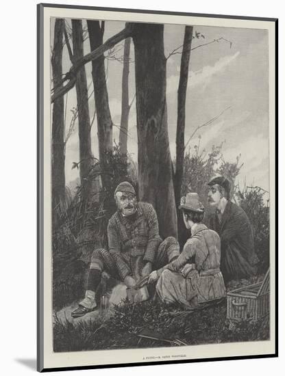 A Picnic-Richard Caton Woodville II-Mounted Premium Giclee Print