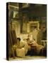 A Picture Gallery-Sir Lawrence Alma-Tadema-Stretched Canvas