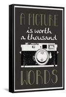 A Picture Is Worth a Thousand Words Poster-null-Framed Stretched Canvas