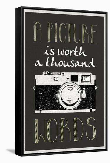 A Picture Is Worth a Thousand Words Poster-null-Framed Stretched Canvas