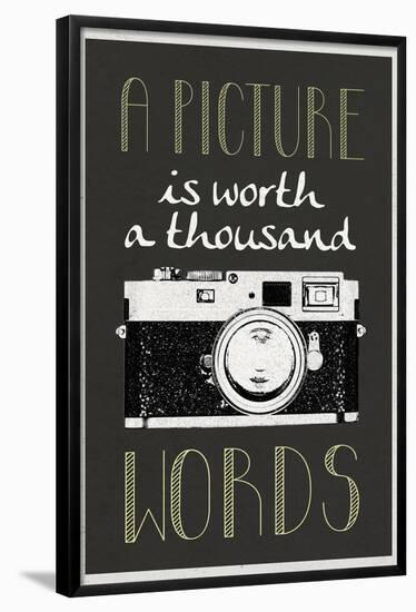 A Picture Is Worth a Thousand Words-null-Framed Poster