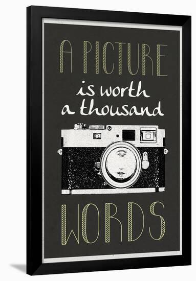 A Picture Is Worth a Thousand Words-null-Framed Poster