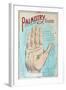 A Picture of Good Health - Vintage Palmistry Chart Lithograph-Lantern Press-Framed Art Print