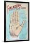 A Picture of Good Health - Vintage Palmistry Chart Lithograph-Lantern Press-Framed Art Print