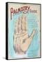 A Picture of Good Health - Vintage Palmistry Chart Lithograph-Lantern Press-Framed Stretched Canvas