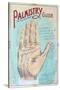 A Picture of Good Health - Vintage Palmistry Chart Lithograph-Lantern Press-Stretched Canvas