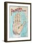 A Picture of Good Health - Vintage Palmistry Chart Lithograph-Lantern Press-Framed Art Print