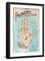 A Picture of Good Health - Vintage Palmistry Chart Lithograph-Lantern Press-Framed Art Print