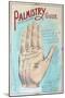 A Picture of Good Health - Vintage Palmistry Chart Lithograph-Lantern Press-Mounted Art Print
