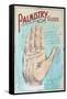 A Picture of Good Health - Vintage Palmistry Chart Lithograph-Lantern Press-Framed Stretched Canvas