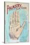A Picture of Good Health - Vintage Palmistry Chart Lithograph-Lantern Press-Stretched Canvas