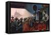 A Picture Palace of Edwardian times (Colour Litho)-Peter Jackson-Framed Stretched Canvas