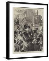 A Picture Sale in London-Arthur Hopkins-Framed Giclee Print