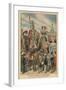 A Picturesque and Traditional Feast, the Procession of the Giants at Valenciennes-French School-Framed Giclee Print