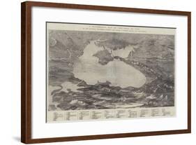 A Picturesque Map of the Seat of War-null-Framed Giclee Print