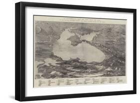 A Picturesque Map of the Seat of War-null-Framed Giclee Print