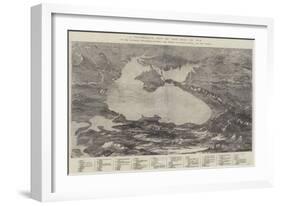 A Picturesque Map of the Seat of War-null-Framed Giclee Print