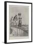 A Picturesque Scene in South-Western France, Peasants of the Landes Going to Market-Paul Frenzeny-Framed Giclee Print