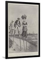 A Picturesque Scene in South-Western France, Peasants of the Landes Going to Market-Paul Frenzeny-Framed Giclee Print