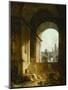 A Picturesque View of the Capitol in Rome-Hubert Robert-Mounted Giclee Print