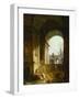 A Picturesque View of the Capitol in Rome-Hubert Robert-Framed Giclee Print